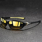 Gafas de sol deportivas polarizadas UV400 con montura ligera y patillas de goma para hombre, ideales para actividades al aire libre y protección 4