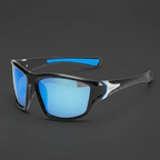 Gafas de sol deportivas polarizadas UV400 con montura ligera y patillas de goma para hombre, ideales para actividades al aire libre y protección 5