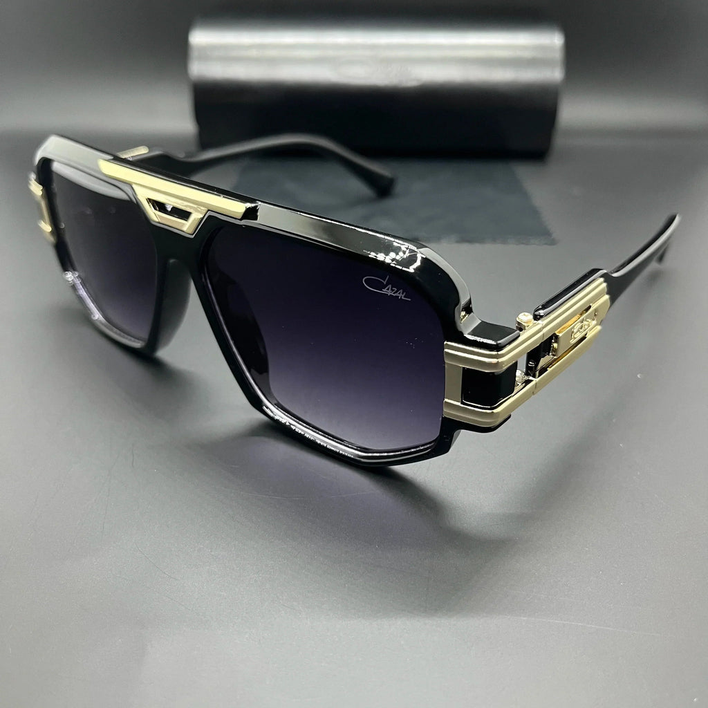 Gafas de sol para hombre con lentes grandes, protección UV, estilo vintage moderno y montura duradera. 0