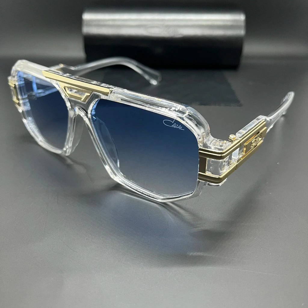 Gafas de sol para hombre con lentes grandes, protección UV, estilo vintage moderno y montura duradera. 1