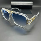 Gafas de sol para hombre con lentes grandes, protección UV, estilo vintage moderno y montura duradera. 1