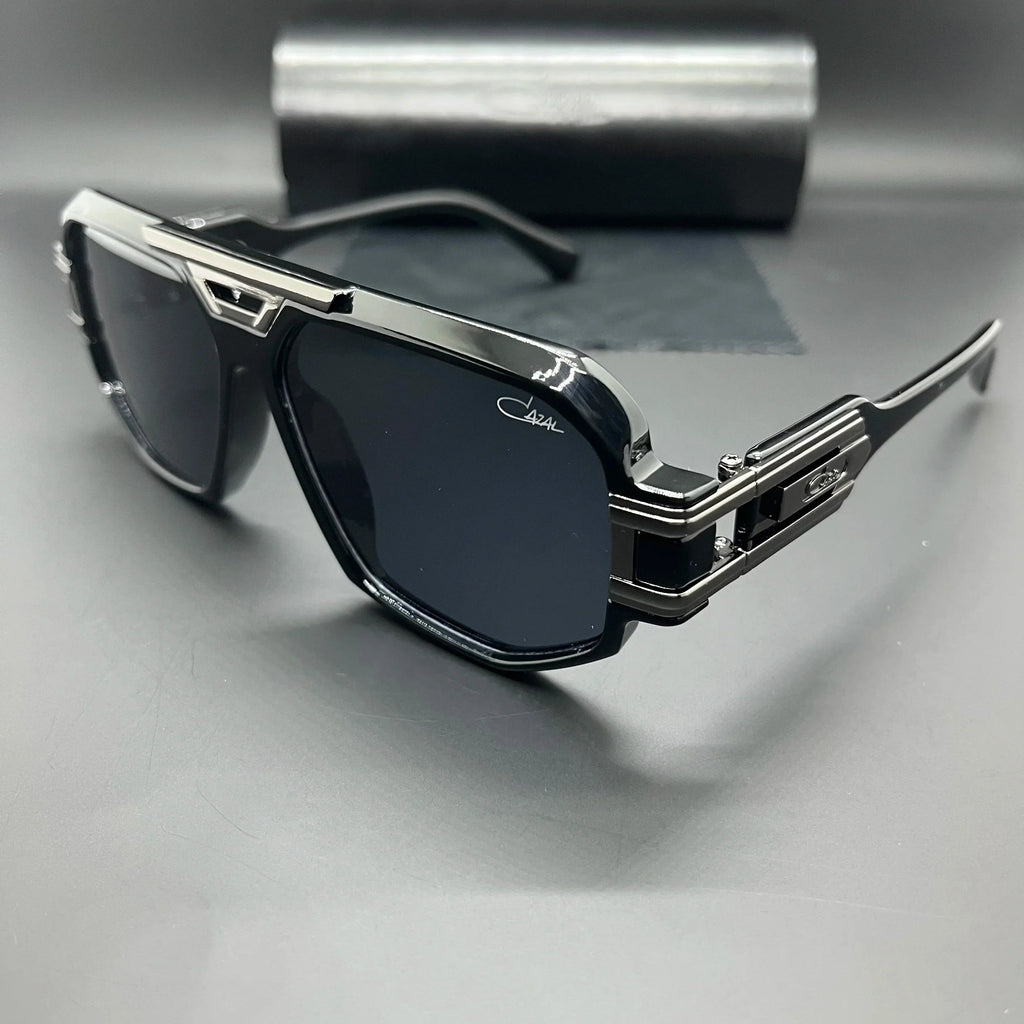Gafas de sol para hombre con lentes grandes, protección UV, estilo vintage moderno y montura duradera. 3