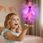 Juguete hada voladora con control sensorial y luces LED, recargable por USB, perfecto para niños, brindando diversión mágica y 0