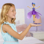 Juguete hada voladora con control sensorial y luces LED, recargable por USB, perfecto para niños, brindando diversión mágica y 7
