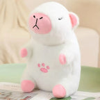 Juguete de peluche suave con luz respiratoria y sonidos calmantes para niños, ideal para abrazar y ayudar a relajar. 4