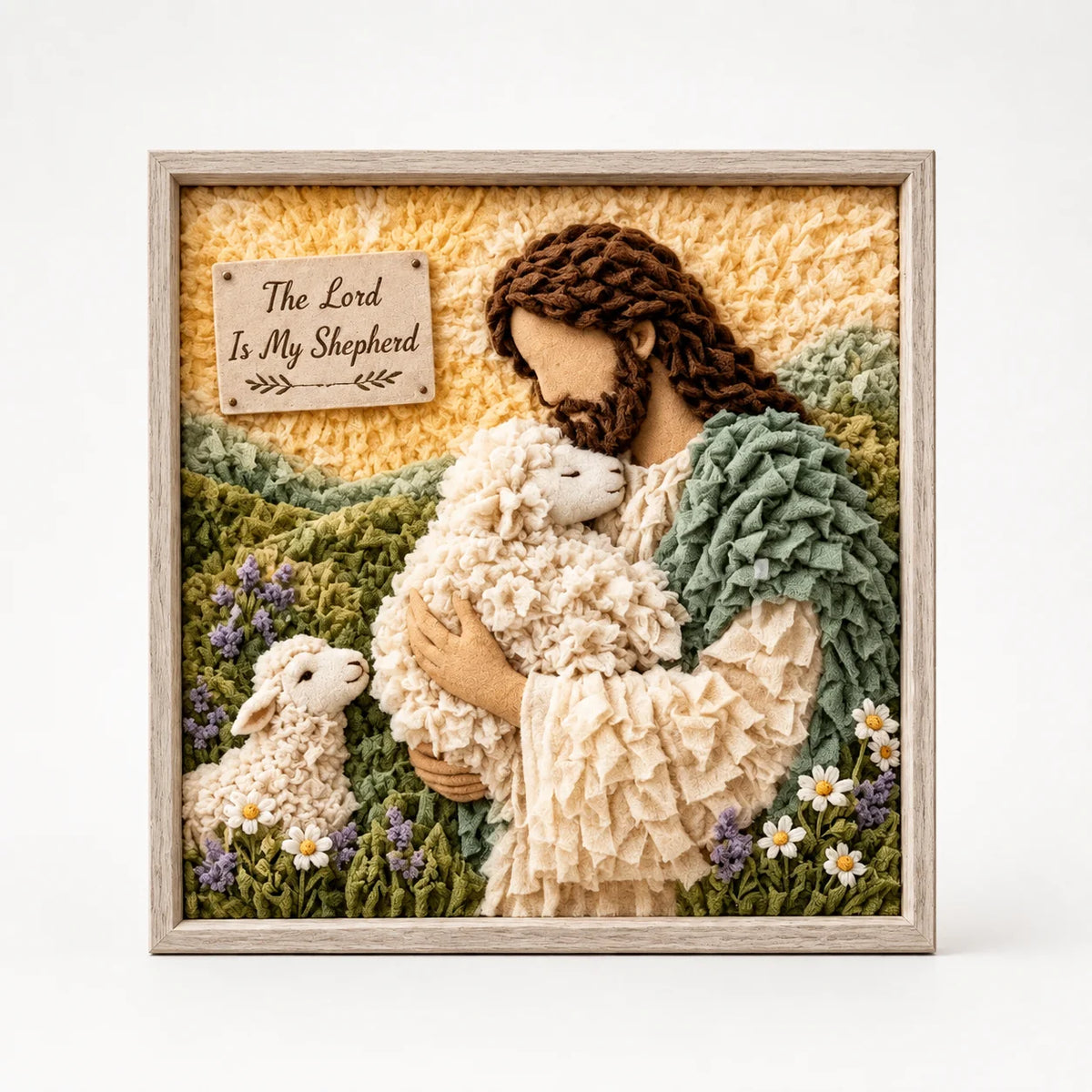 Kit de manualidades de arte textil con tablero perforado y herramienta de madera, ideal para crear diseños religiosos en relieve, perfecto para aficionados a la 12