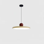 Lámpara colgante LED con cable ajustable y pantalla blanca, diseño moderno ideal para iluminación de techos interiores. 9