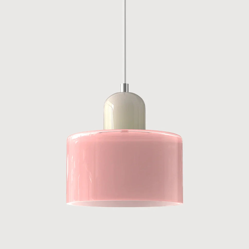 Lámpara colgante retro de cristal ajustable con diseño vintage, ideal para decoración de interiores, diámetro de 15 cm. 11