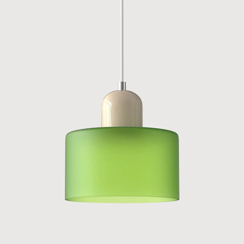 Lámpara colgante retro de cristal ajustable con diseño vintage, ideal para decoración de interiores, diámetro de 15 cm. 18
