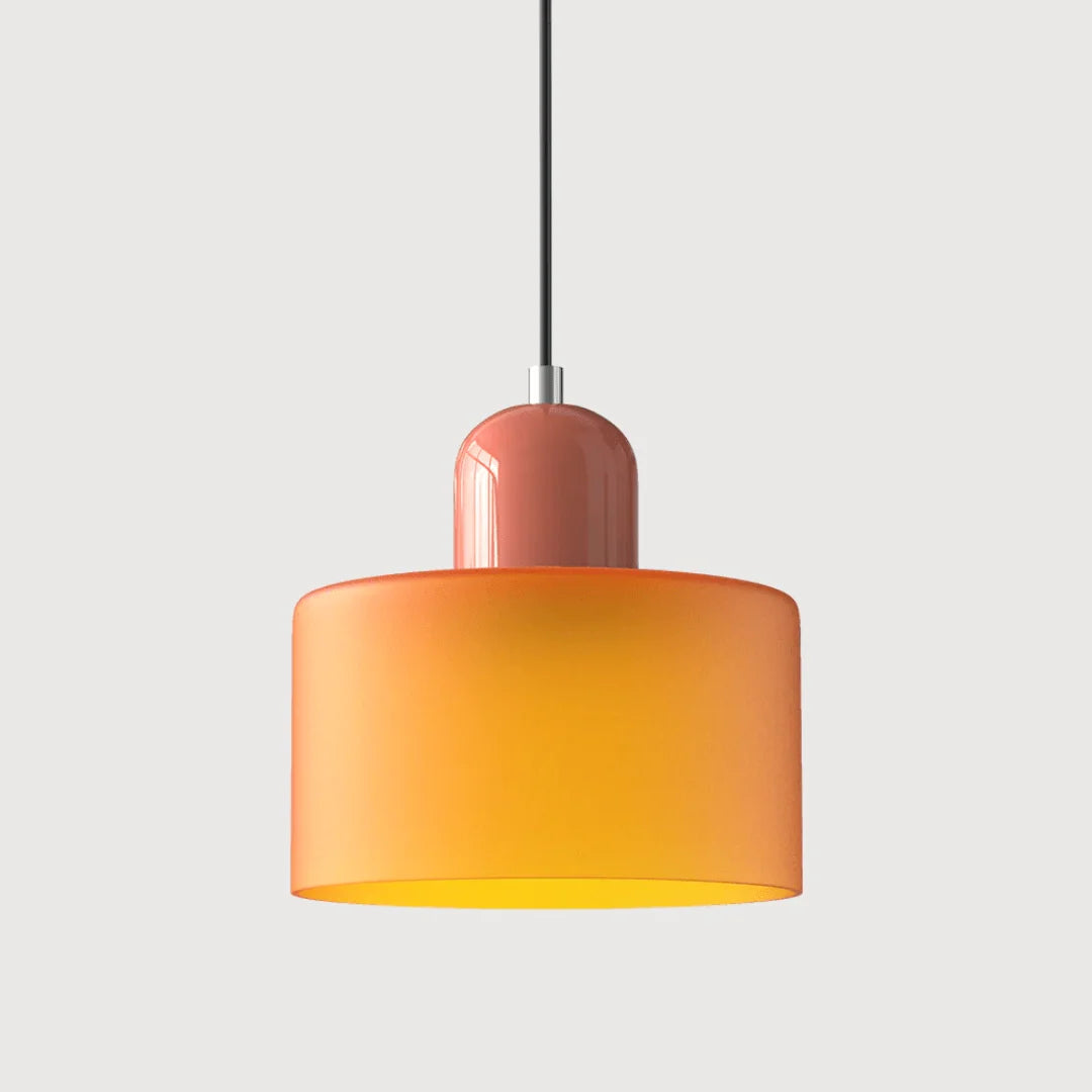 Lámpara colgante retro de cristal ajustable con diseño vintage, ideal para decoración de interiores, diámetro de 15 cm. 36
