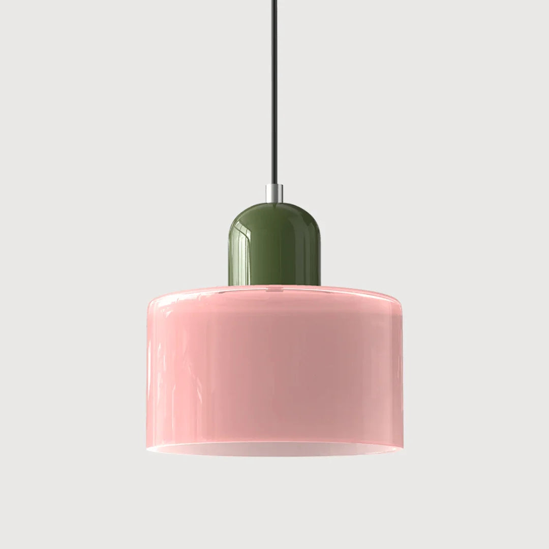 Lámpara colgante retro de cristal ajustable con diseño vintage, ideal para decoración de interiores, diámetro de 15 cm. 39
