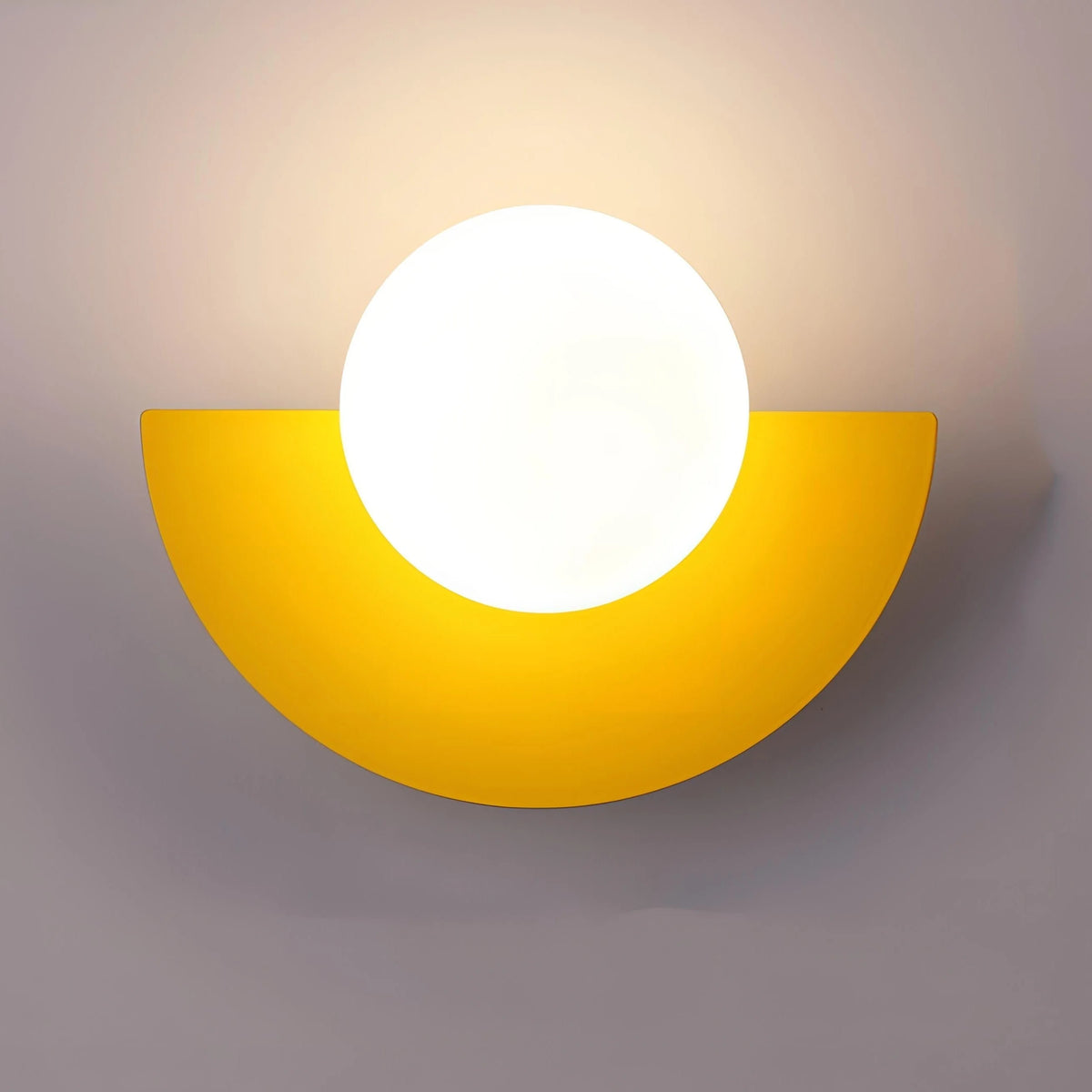 Lámpara de pared LED semicircular de estilo retro disponible en varios colores, ideal para crear una iluminación acogedora en el hogar. 4