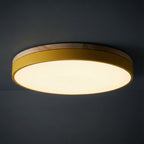 Lámpara de techo LED empotrada regulable con marco de madera, diseño moderno ideal para iluminar cocinas y salas de estar. 5