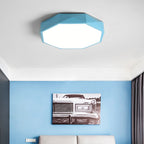Lámpara de techo LED moderna con diseño escandinavo en hierro y acrílico, perfecta para iluminar pasillos y salas de estar. 2