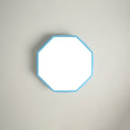 Lámpara de techo LED moderna con diseño escandinavo en hierro y acrílico, perfecta para iluminar pasillos y salas de estar. 5