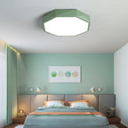 Lámpara de techo LED moderna con diseño escandinavo en hierro y acrílico, perfecta para iluminar pasillos y salas de estar. 9