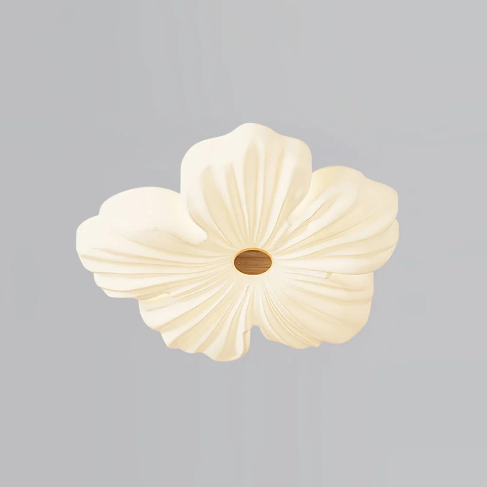 Lámpara de techo LED integrada con pantalla acrílica en forma de flor, diseño moderno y regulable, ideal para decoraciones de comedor y 0