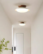 Lámpara de techo LED resistente a la humedad en diseño bicolor, perfecta para baños y áreas exteriores cubiertas. 4
