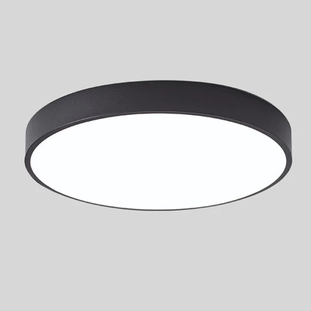 Lámpara de techo LED de diseño escandinavo en madera y acrílico, ideal para una iluminación suave y eficiente en interiores modernos. 0