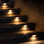 Luces Solares para Escaleras Compactas con Iluminación Exterior – Carcasa Marrón o Negra, Paquete de 8 y 16 Unidades 5