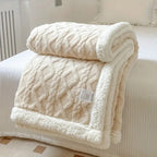 Manta reversible Sherpa lavable suave y ligera de 150 cm x 200 cm, ideal para uso durante todo el año. 6