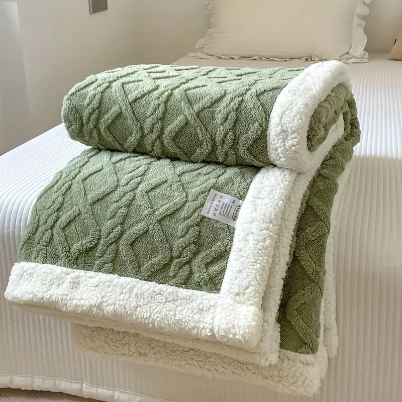 Manta reversible Sherpa lavable suave y ligera de 150 cm x 200 cm, ideal para uso durante todo el año. 9
