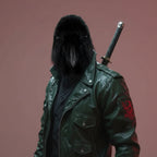 Máscara de cuervo realista en látex, ideal para disfraces de Halloween y cosplay, con detallado acabado negro y diseño completo que aporta 2