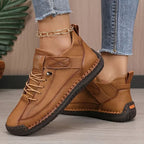 Zapatillas deportivas ortopédicas mujer vista trasera