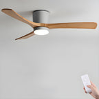 Ventilador De Techo Moderno De Madera - LED Integrado