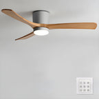 Ventilador De Techo Moderno De Madera - LED Integrado