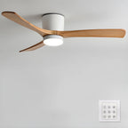 Ventilador De Techo Moderno De Madera - LED Integrado