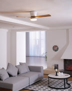 Ventilador De Techo Moderno De Madera - LED Integrado