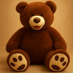 Oso de peluche gigante con relleno ajustable, textura suave y diseño acogedor, ideal para niños y adultos. 3