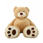 Oso de peluche gigante con relleno ajustable, textura suave y diseño acogedor, ideal para niños y adultos. 6