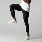 Pantalones chinos para hombre elásticos, con corte ajustado y pierna cónica, en mezcla de algodón, ideales para un look casual elegante 2