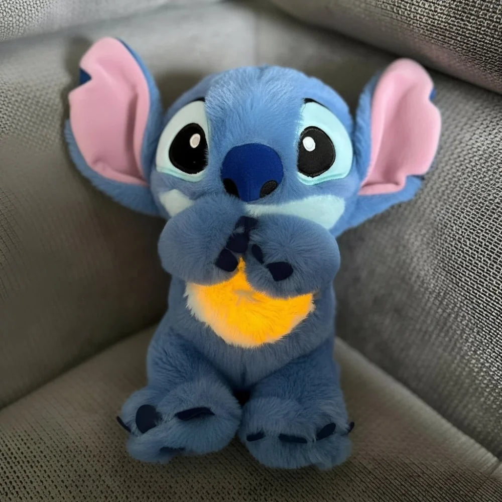 Peluche Calmante con Luz Suave Rítmica de 30cm, juguete interactivo ideal para niños, diseñado para brindar confort y 8