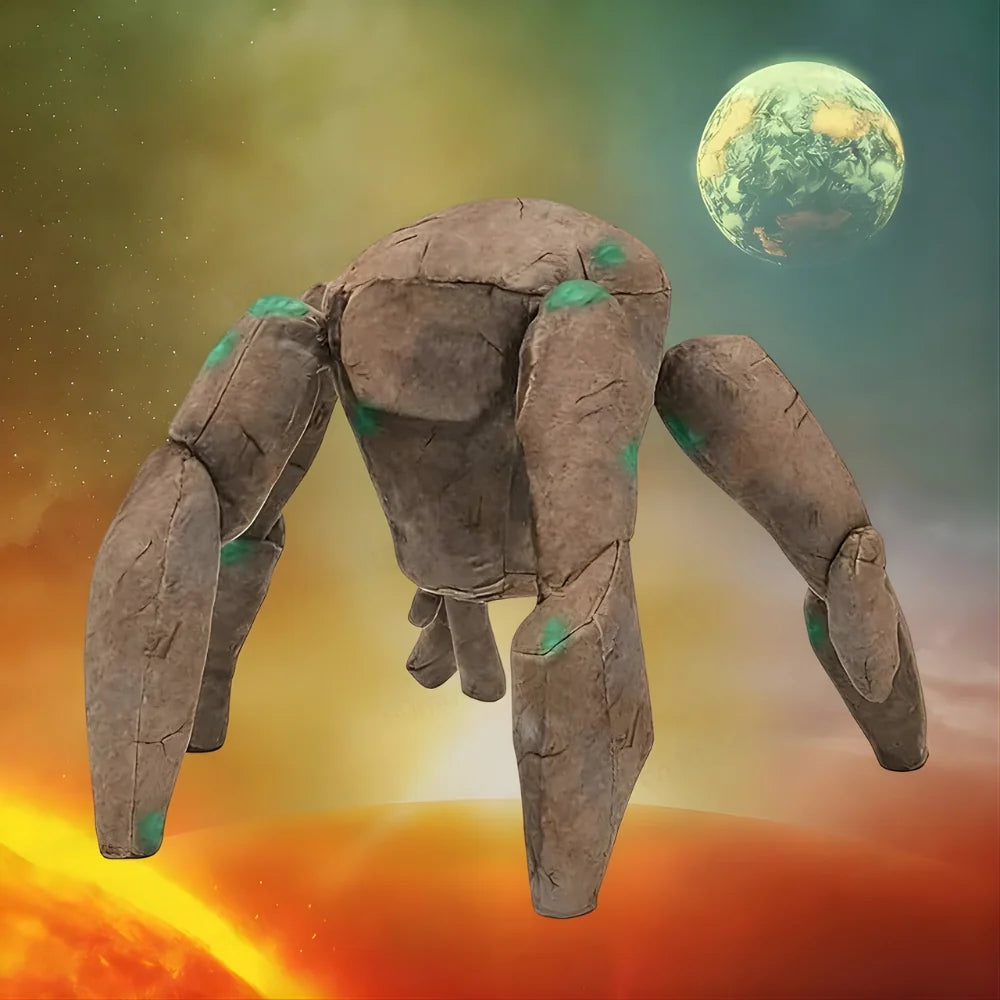 Peluche de personaje espacial con tela suave, diseño adorable, perfecto para niños y coleccionistas. 0