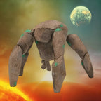 Peluche de personaje espacial con tela suave, diseño adorable, perfecto para niños y coleccionistas. 0