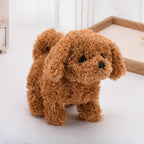 Perro interactivo robótico de 30 cm que responde a voz y tacto, ideal para el entretenimiento de mascotas interactivas. 0