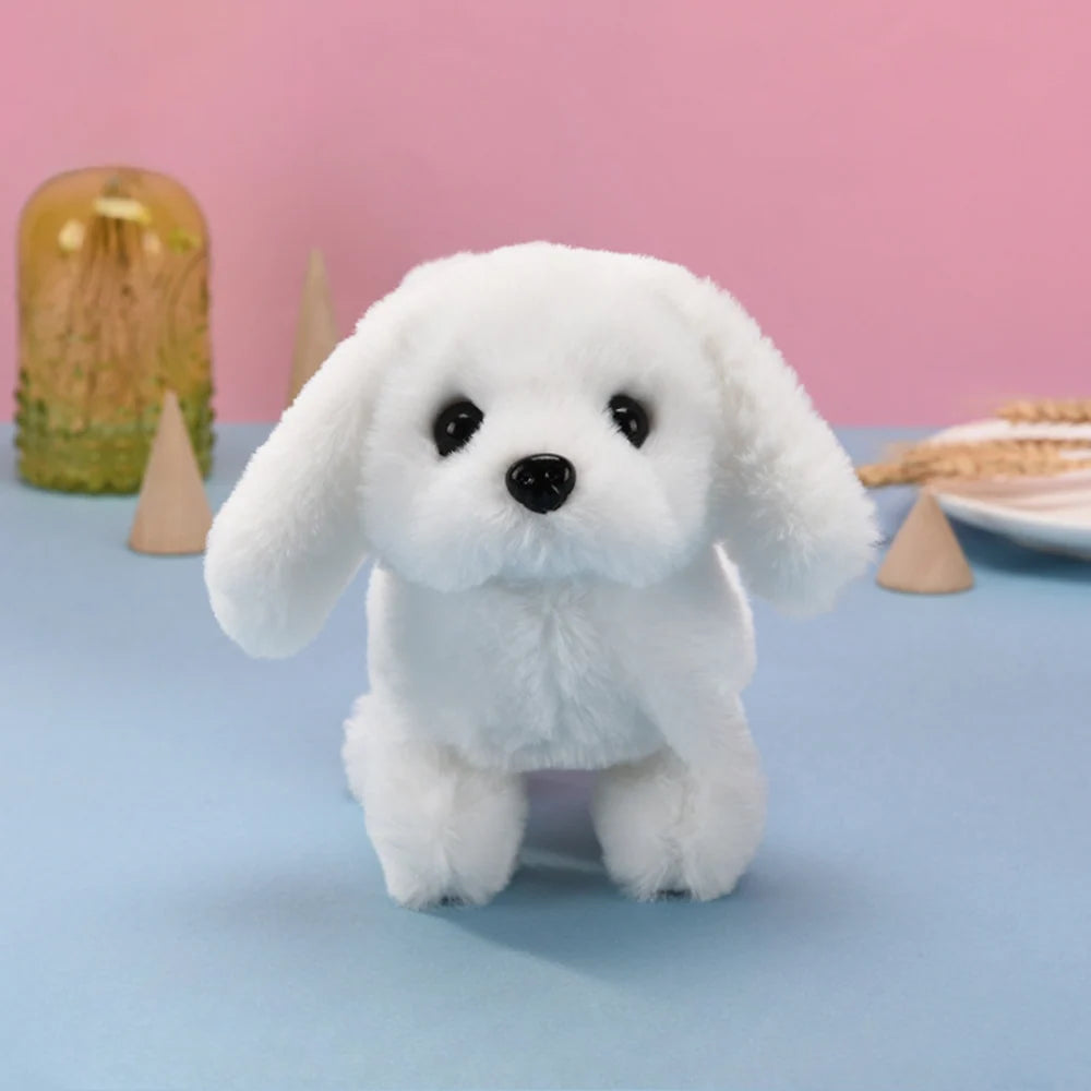 Perro interactivo robótico de 30 cm que responde a voz y tacto, ideal para el entretenimiento de mascotas interactivas. 2