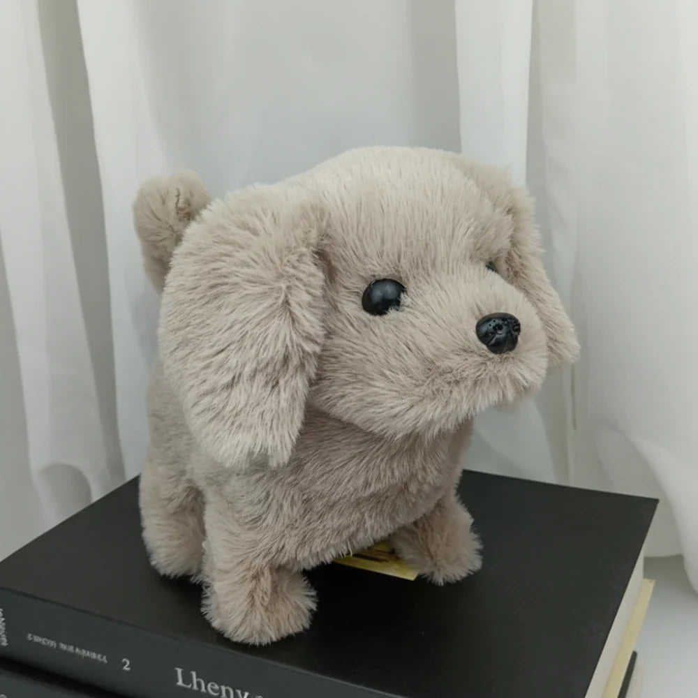 Perro interactivo robótico de 30 cm que responde a voz y tacto, ideal para el entretenimiento de mascotas interactivas. 3