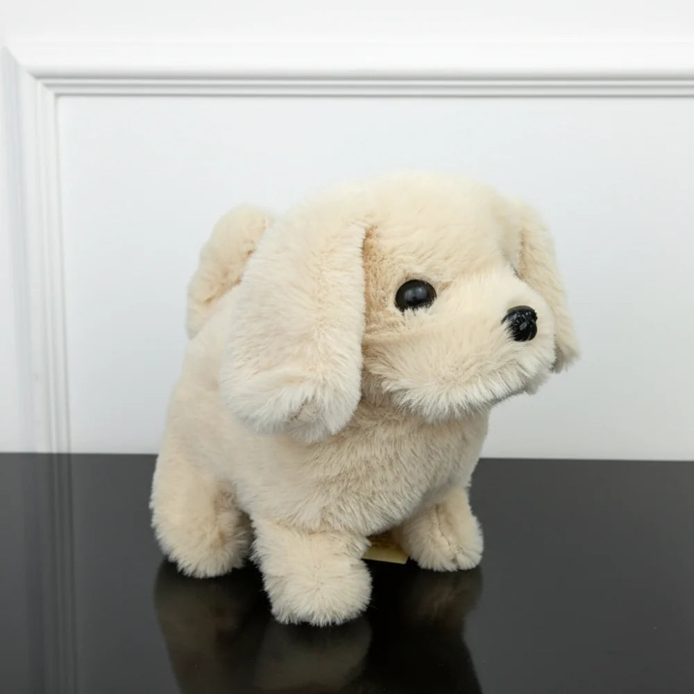 Perro interactivo robótico de 30 cm que responde a voz y tacto, ideal para el entretenimiento de mascotas interactivas. 4