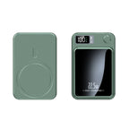 Power Bank ultradelgado de 20000 mAh en colores negro, blanco, morado y verde, con diseño compacto y carcasa resistente, 7