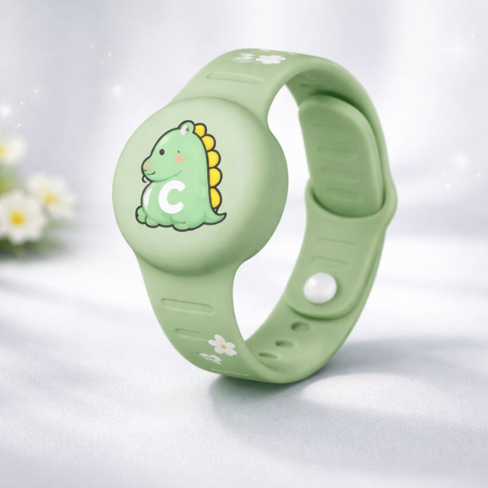 Pulsera localizadora GPS para niños con seguimiento de ubicación, correa de silicona ajustable y diseño divertido infantil, ideal para la seguridad y 0