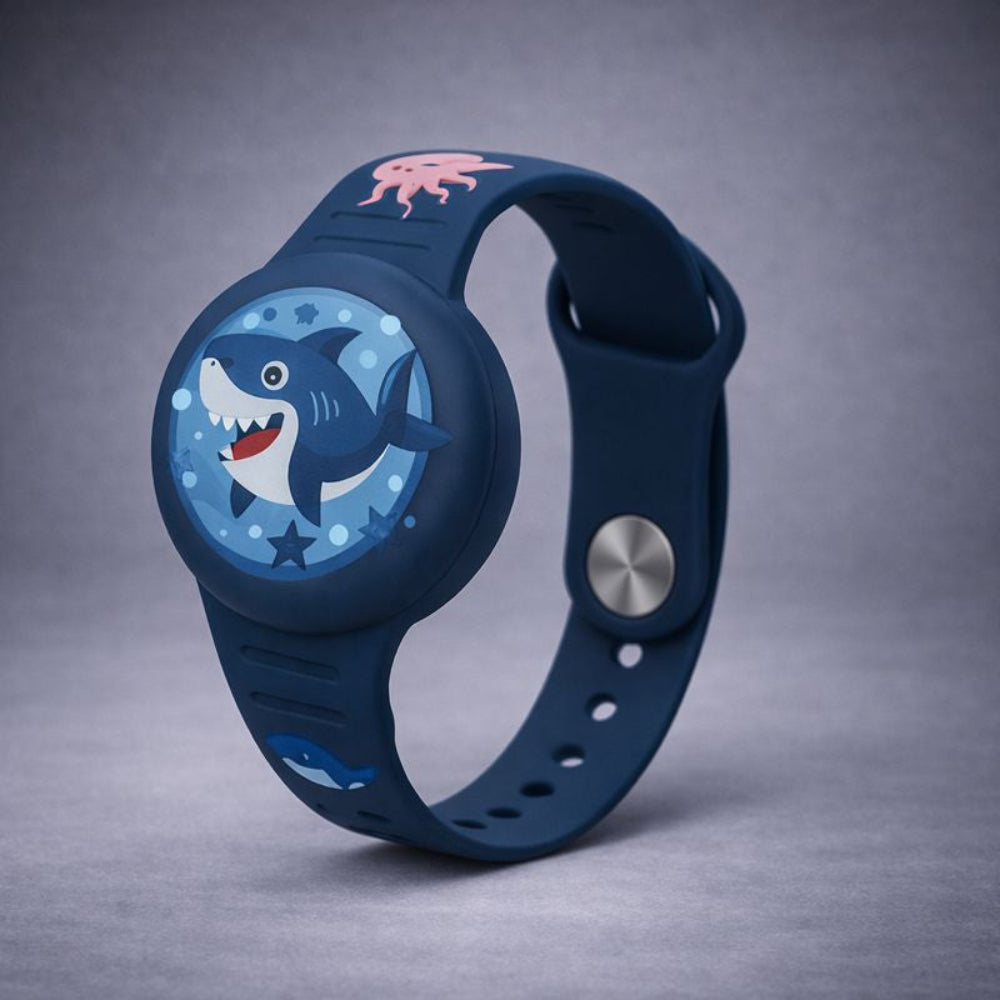 Pulsera localizadora GPS para niños con seguimiento de ubicación, correa de silicona ajustable y diseño divertido infantil, ideal para la seguridad y 4