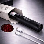 Puntero láser recargable con enfoque ajustable y haz de largo alcance, perfecto para presentaciones y observación de estrellas. 5