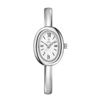 Reloj de mujer minimalista con pulsera de acero inoxidable y acabado dorado, perfecto para uso diario y estilo elegante. 2
