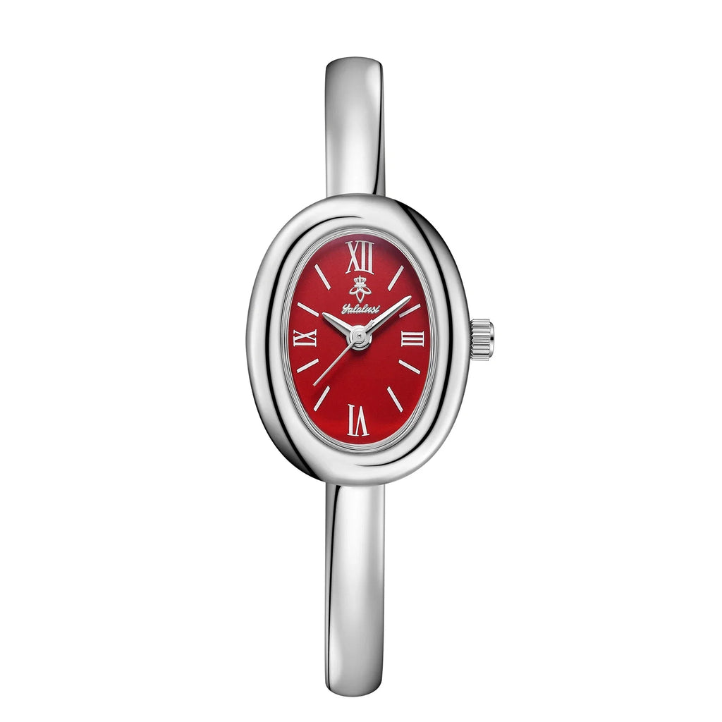 Reloj de mujer minimalista con pulsera de acero inoxidable y acabado dorado, perfecto para uso diario y estilo elegante. 4