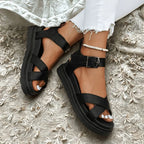 Sandalias ortopédicas para mujer con soporte para el arco, ajuste adaptable, transpirables y antideslizantes, ideales para comodidad y 5