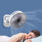 Ventilador de Escritorio Giratorio Multifuncional - Convertible